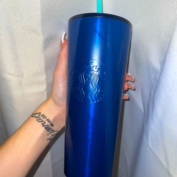 Dark Blue Venti Starbucks Tumblr